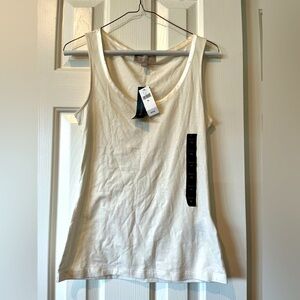 Banana Republic Luxe Touch Cream
Sleeveless Tank, XS, NWT